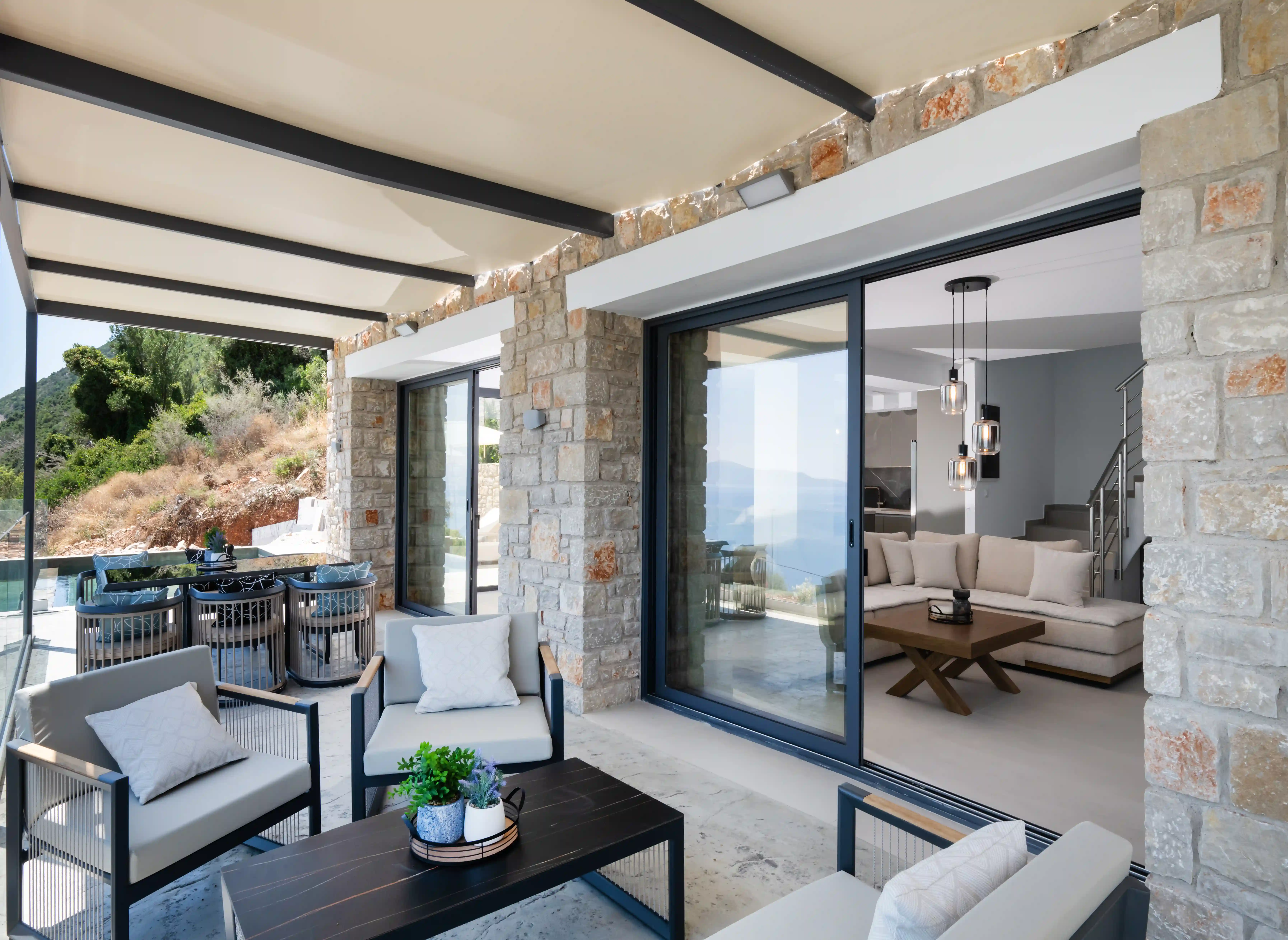 Vasiliki Bay panorama from Azzura Villas