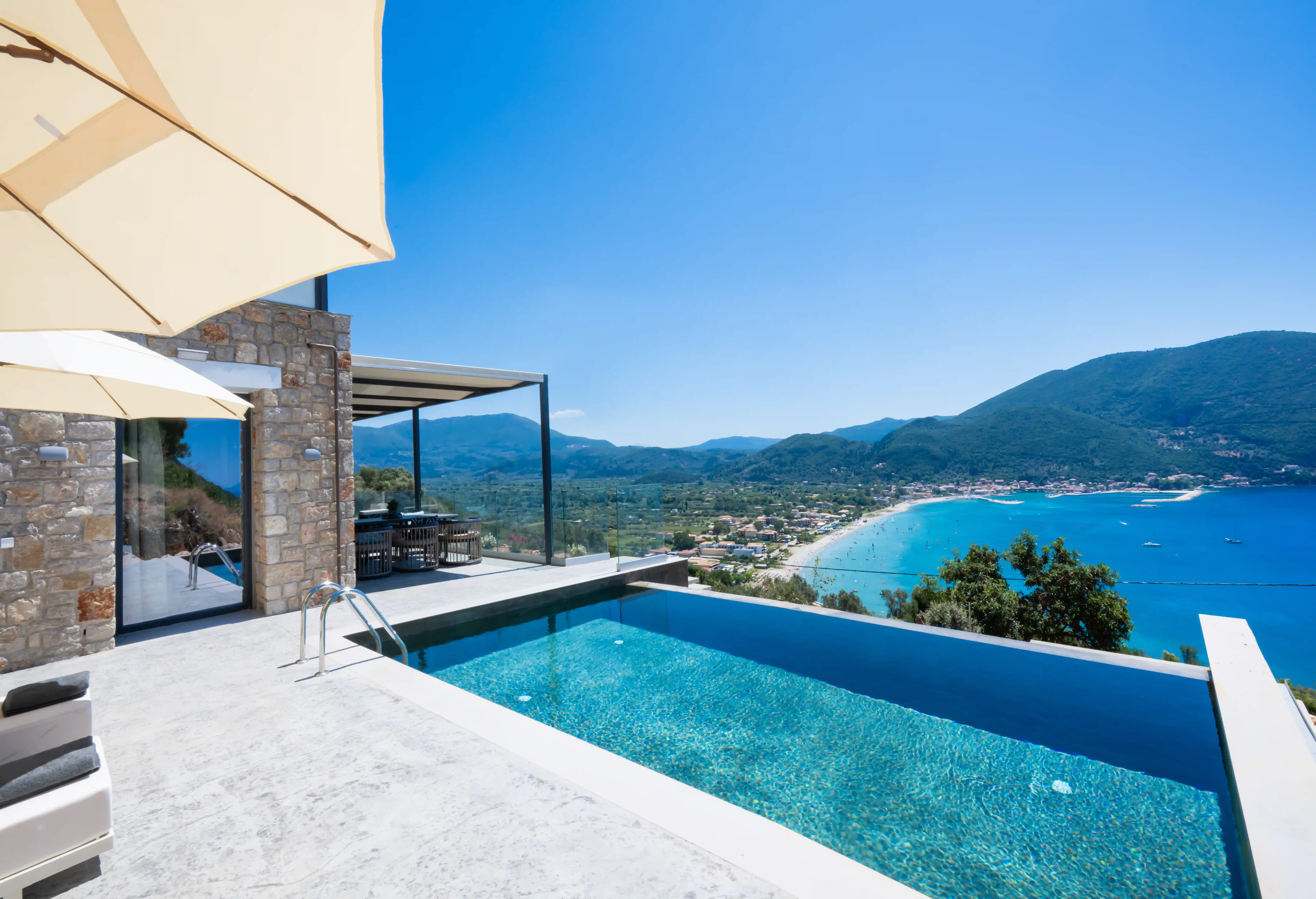 Villa entrance at Azzura Villas Lefkada