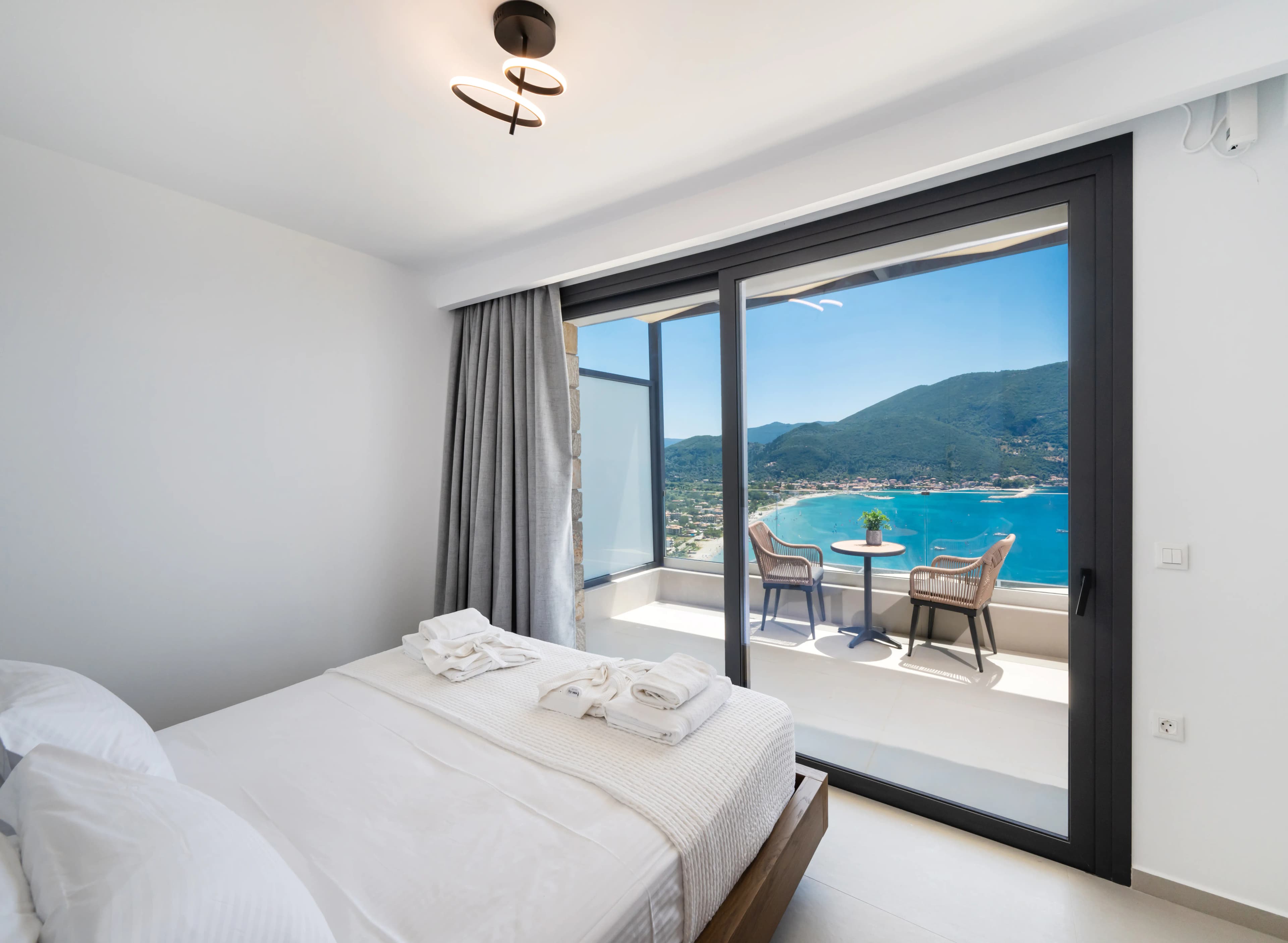 Luxury villa exterior at Azzura Villas Lefkada
