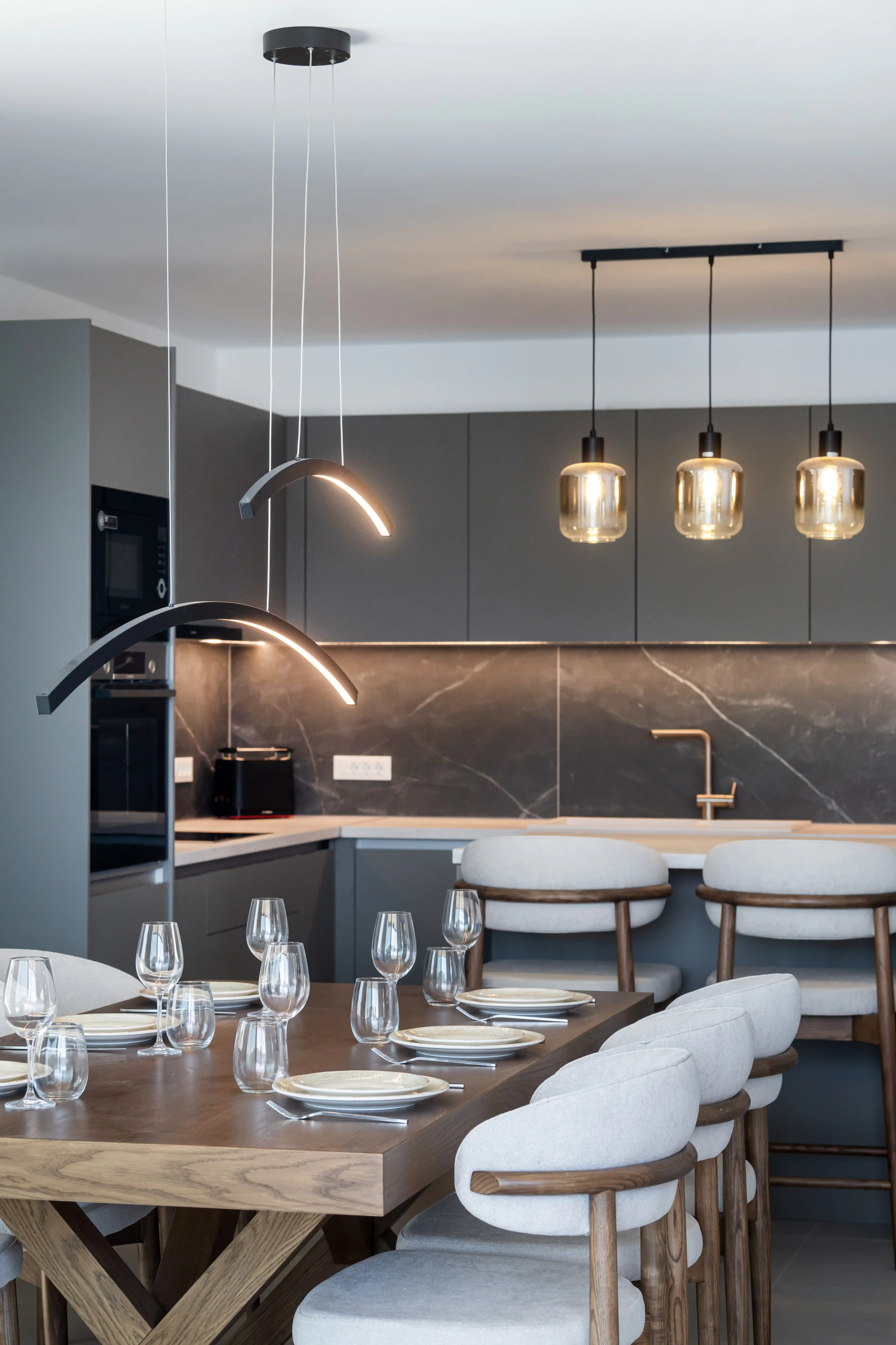 Interior of Azzura Villas private villa in Lefkada